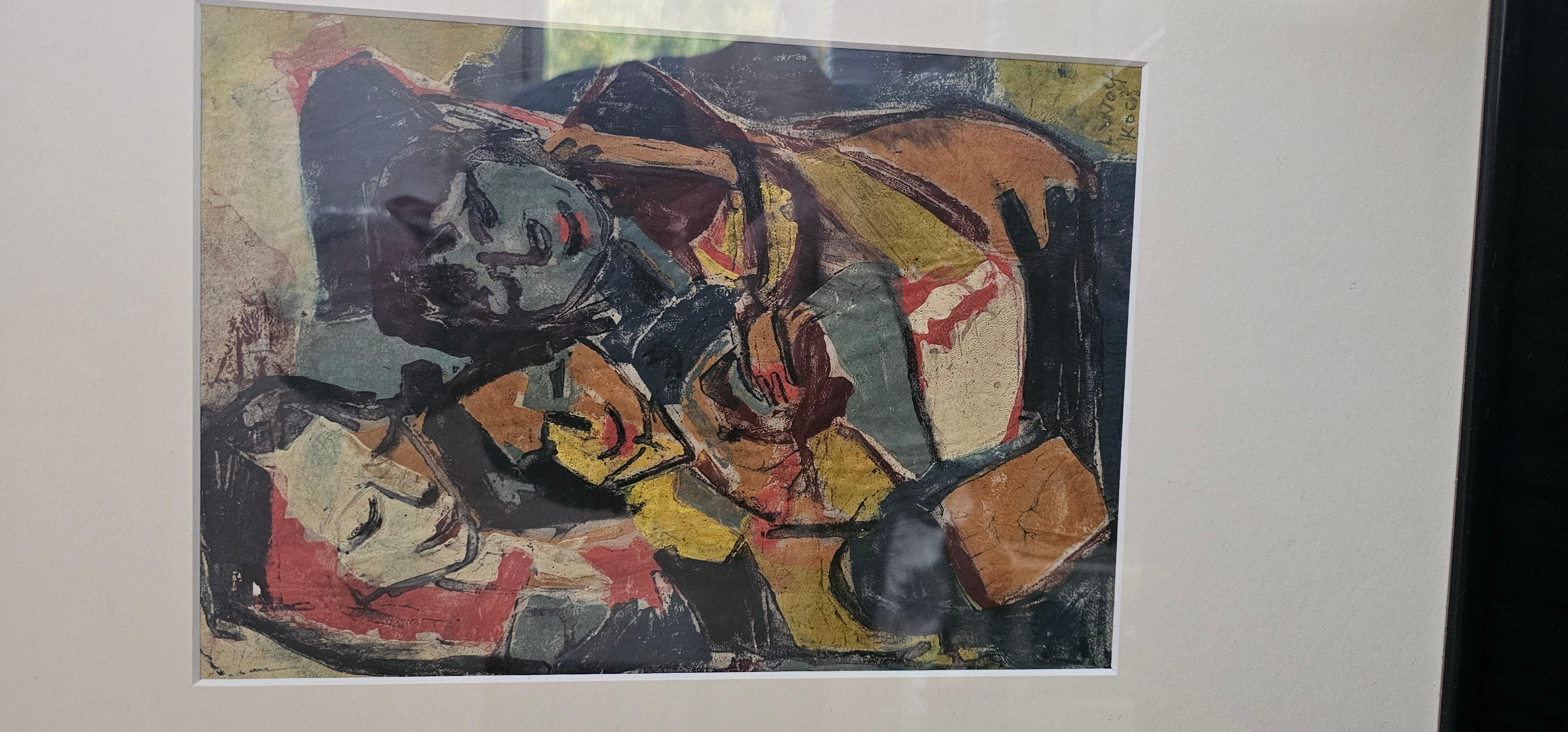 Gouache von Lotti Wolf Koch (Deutsch) im Angebot