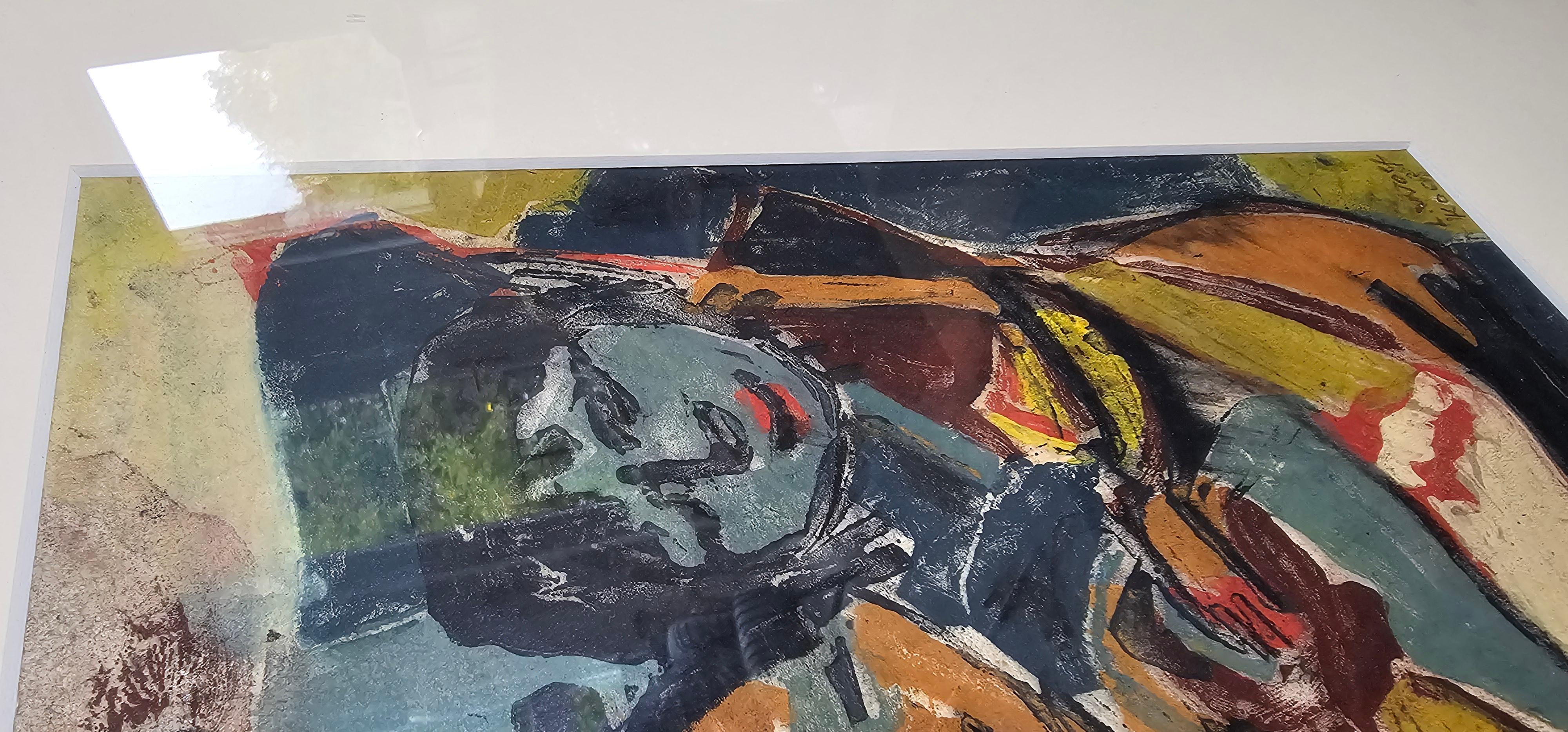 Gouache von Lotti Wolf Koch (Gemalt) im Angebot