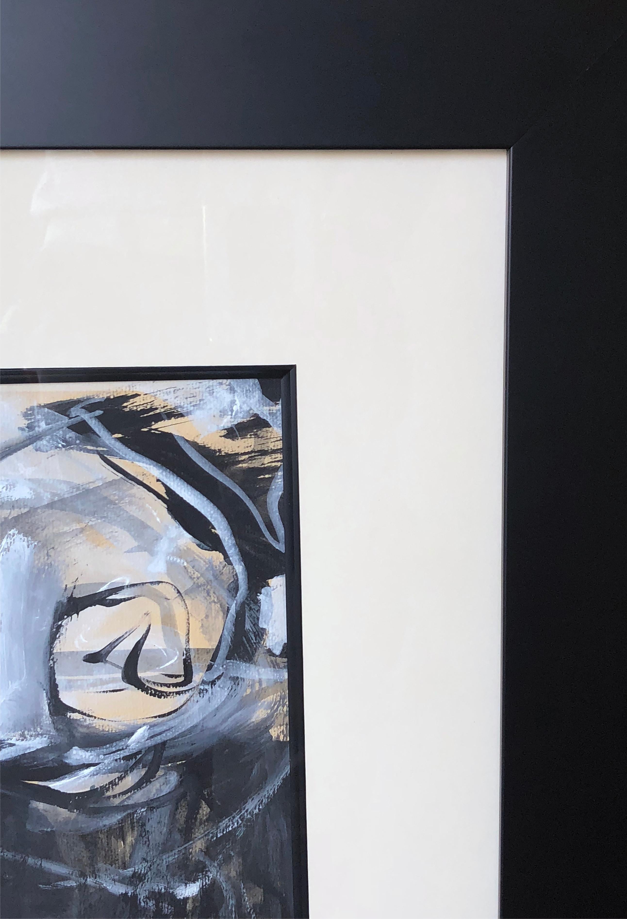 Guazzo su carta, pittura espressionista astratta degli anni '60, Dorothy Swinney In condizioni ottime a San Francisco, CA