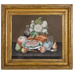 Gouache on Paper, Still Life Painting, 19th Century