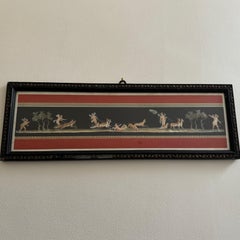 Gouache or Watercolor Depicting Scenes from Pompeii, Late 19th Century