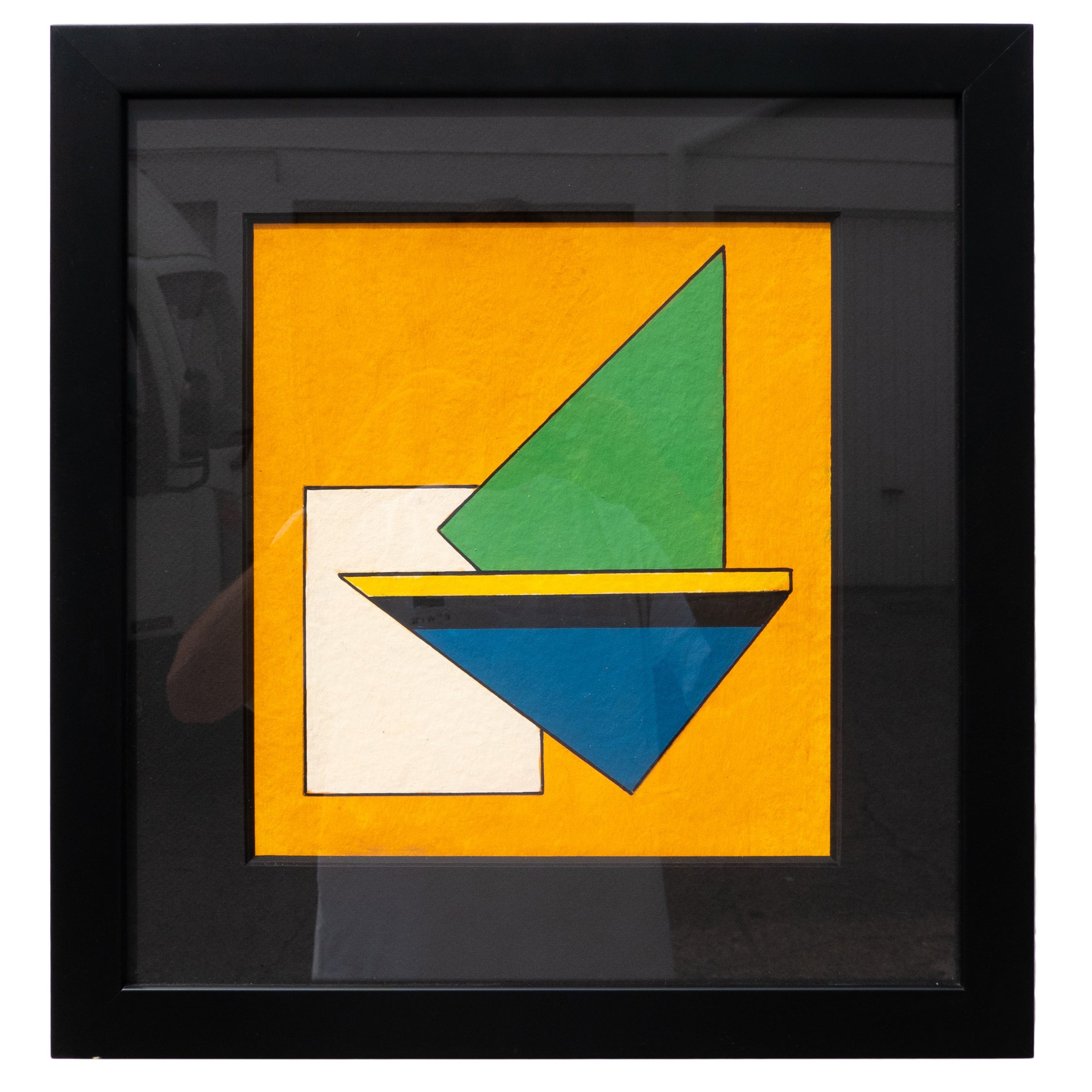 Gouache-Gemälde von Guy Vandenbranden, Belgien, 1996 im Angebot