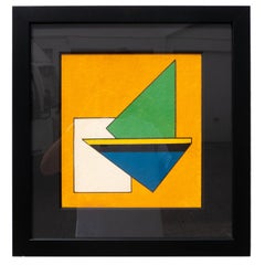 Gouache-Gemälde von Guy Vandenbranden, Belgien, 1996