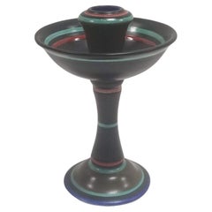 Gouda Decor Pottery Candlestick Holder