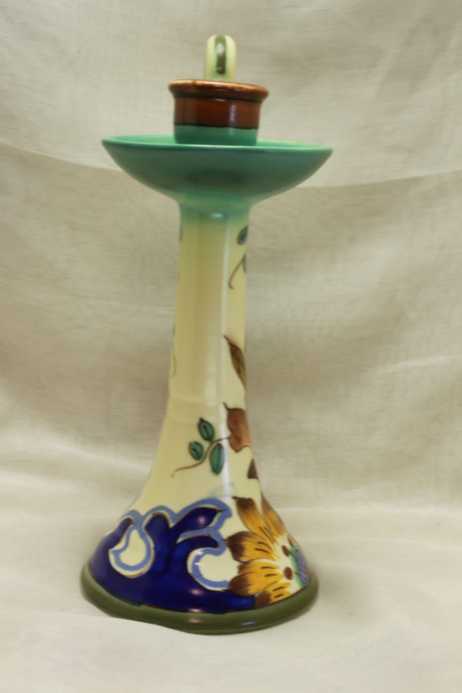 hand painted candlesticks