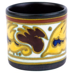 Vintage Gouda Holland Dutch Art Pottery Earthenware Vase