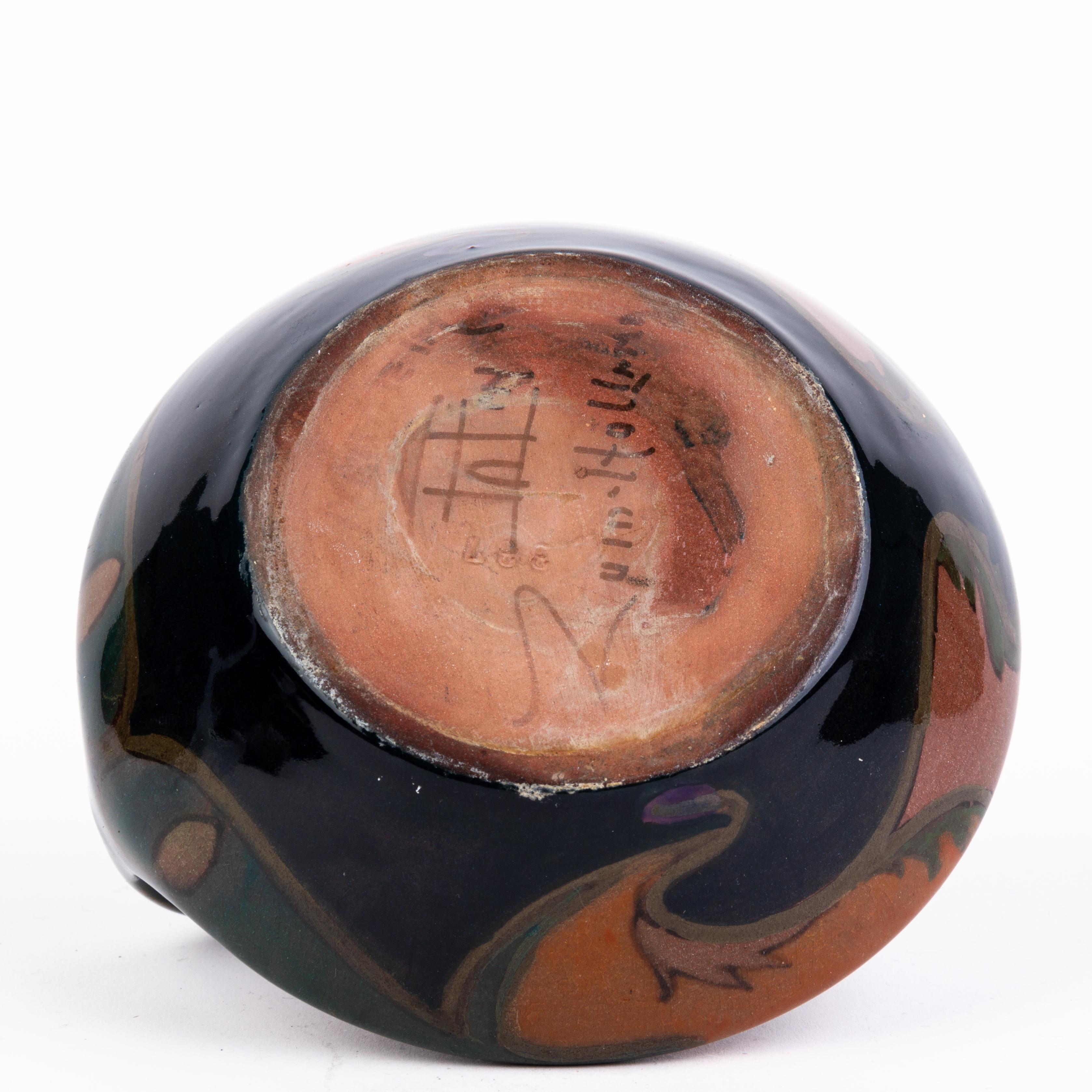 Gouda Holland Dutch Art Pottery Earthenware Pitcher Jug For Sale 2