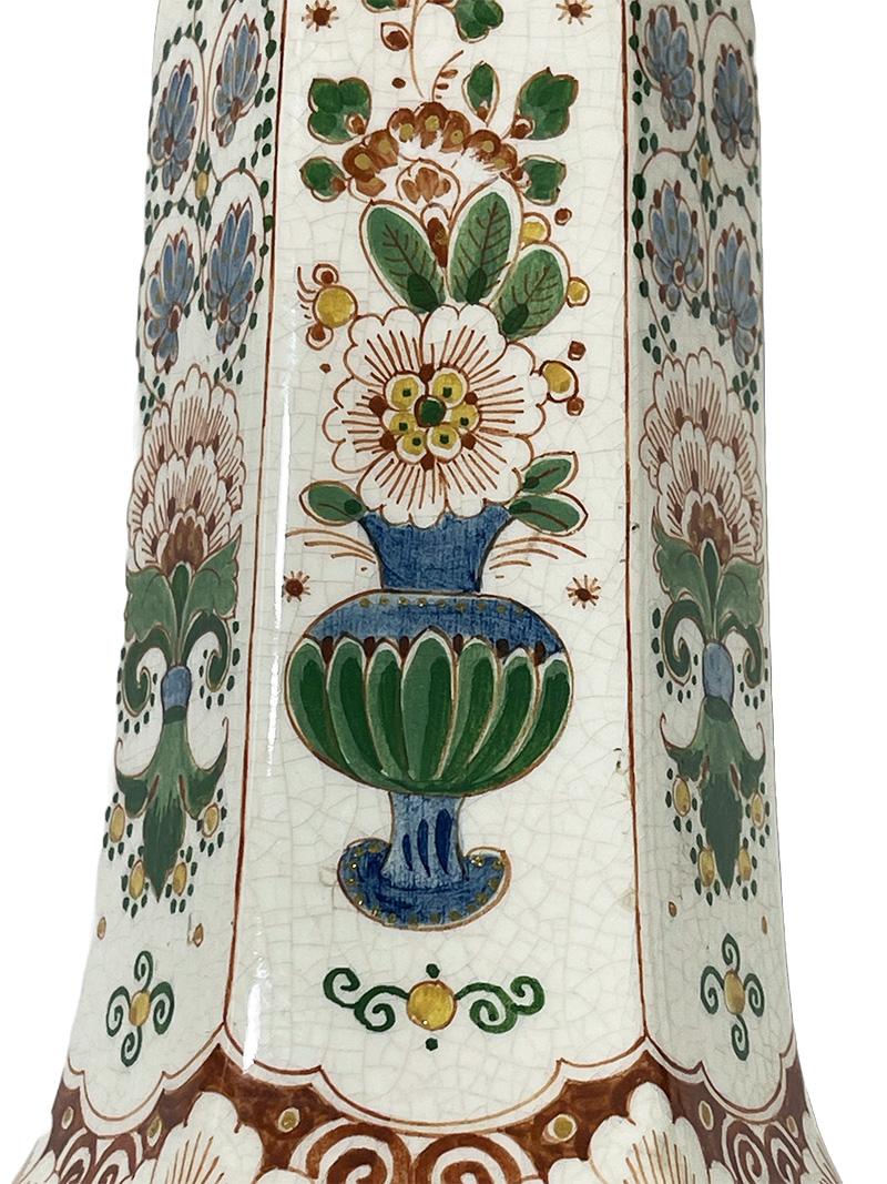 Gouda Holland pottery lamp, 1918 1