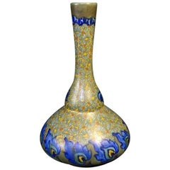 Gouda vase with 
Merapi
 pattern, flowers, circa 1925