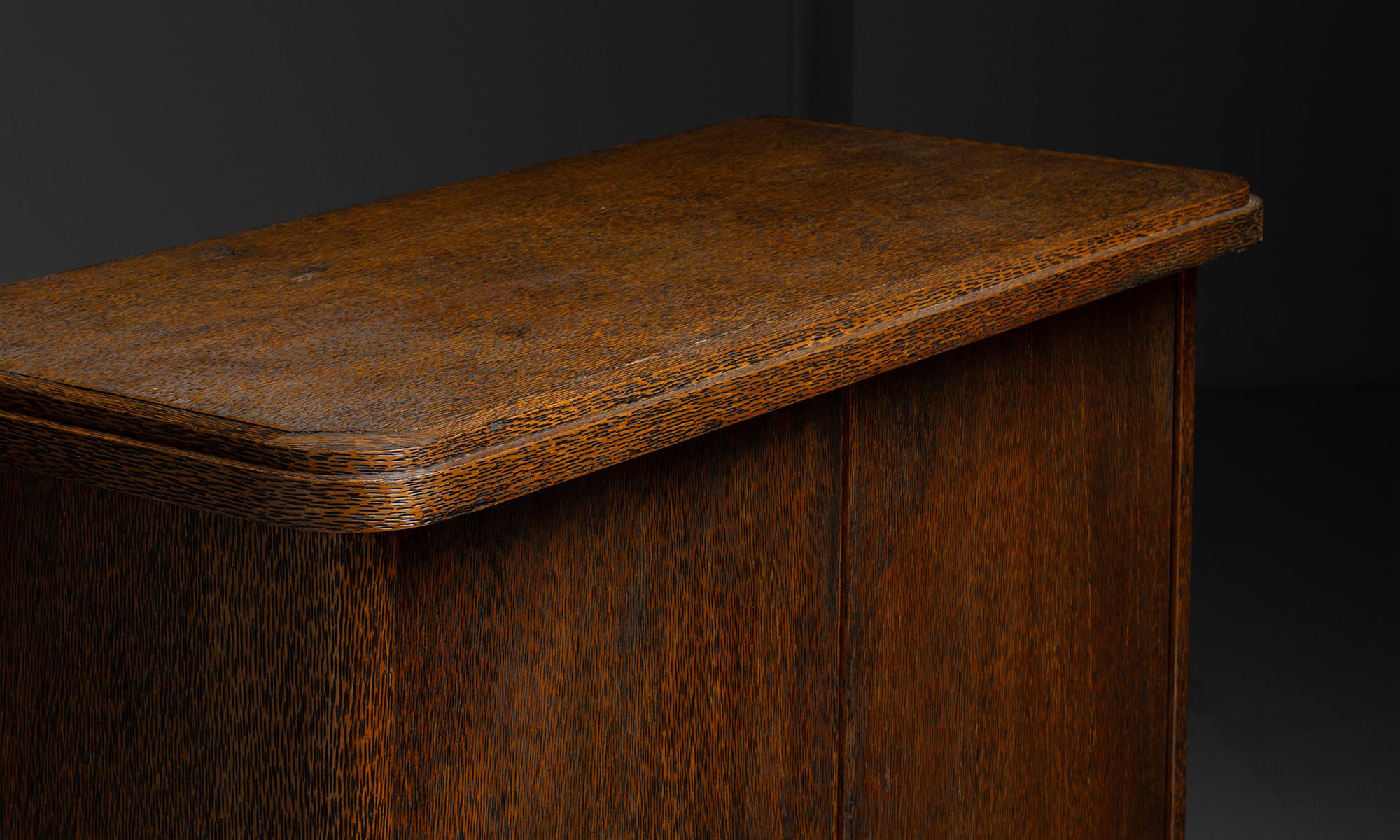 Gouged Cabinet, France circa 1930 2