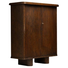 Gouged Cabinet, France circa 1930