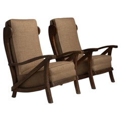 Chaises goujonnées Easy Chairs, Espagne circa 1950