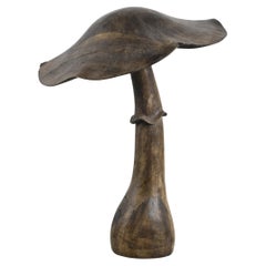 Gouged wooden Mushroom by Robert and Trix Haussmann, circa 1970