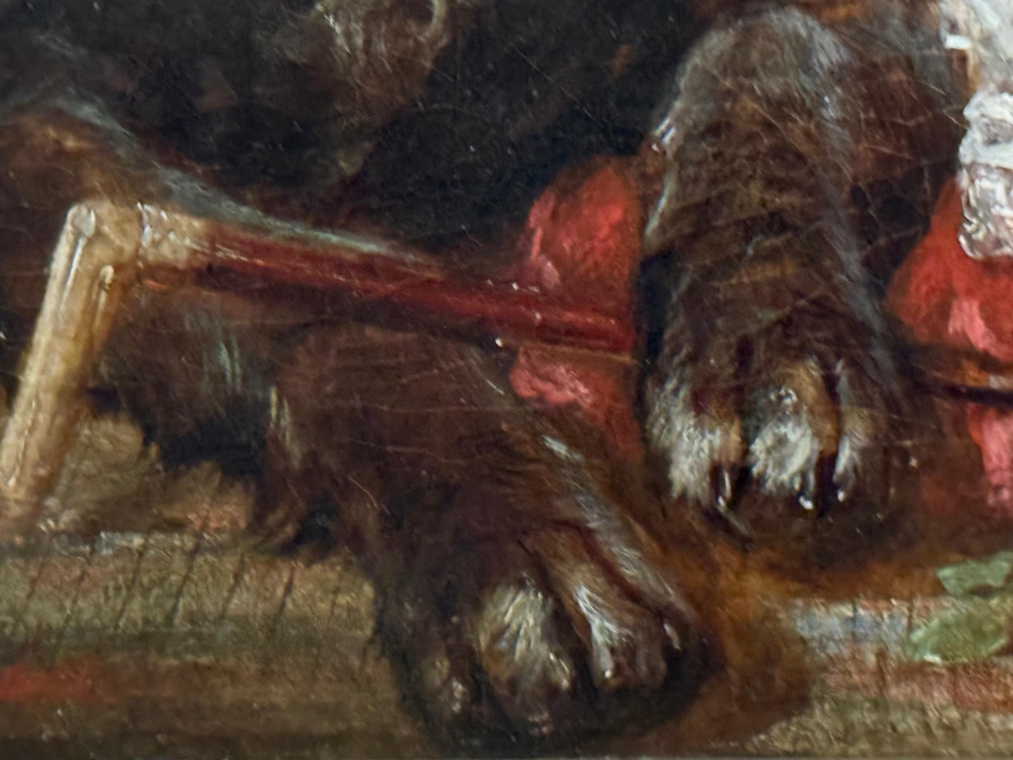 Zwei Hunde und ein Mädchen, 1861, Edinburgh, Schottland, Tochter von Wm Gibson Craig im Angebot 6