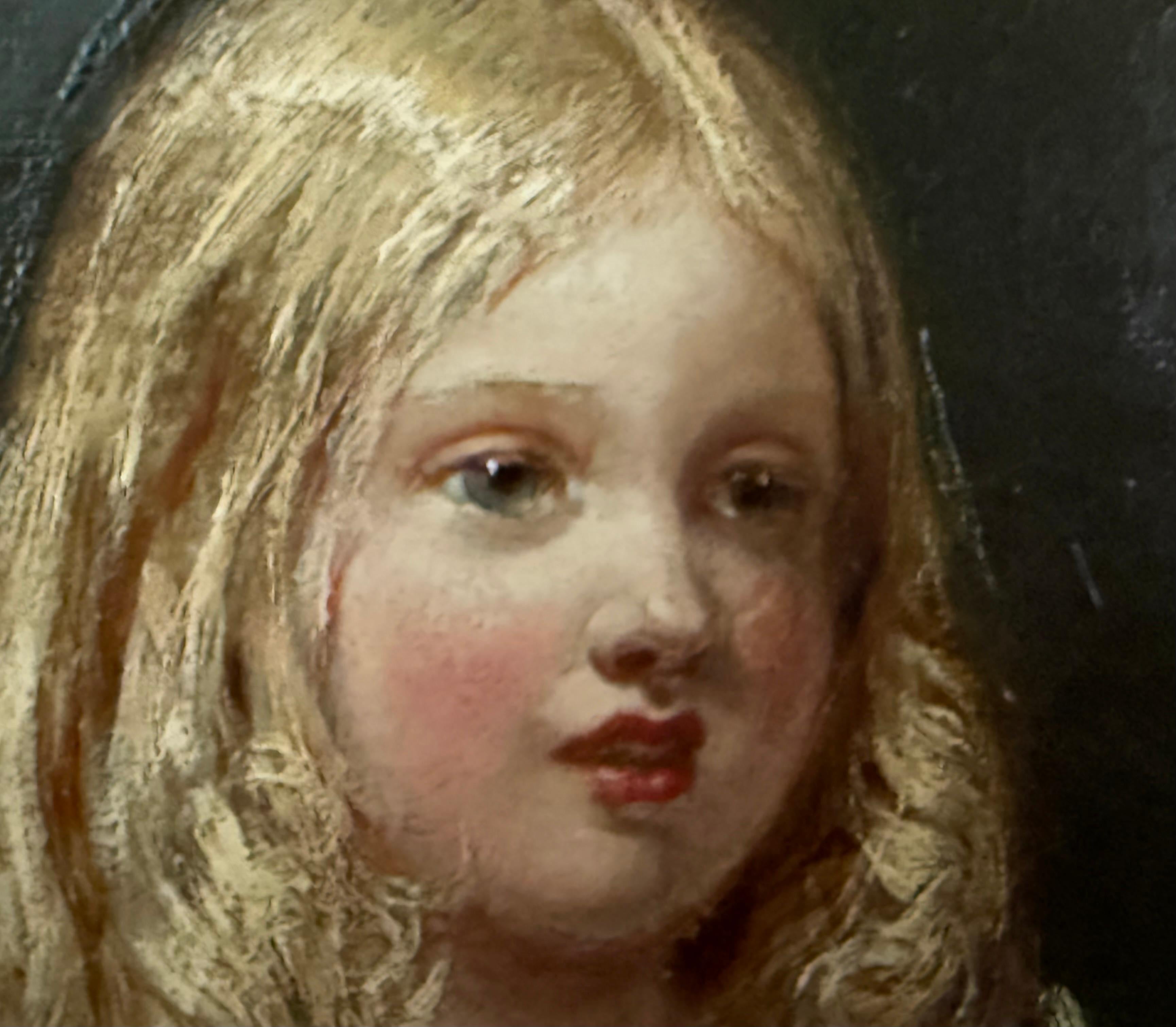 Zwei Hunde und ein Mädchen, 1861, Edinburgh, Schottland, Tochter von Wm Gibson Craig im Angebot 4