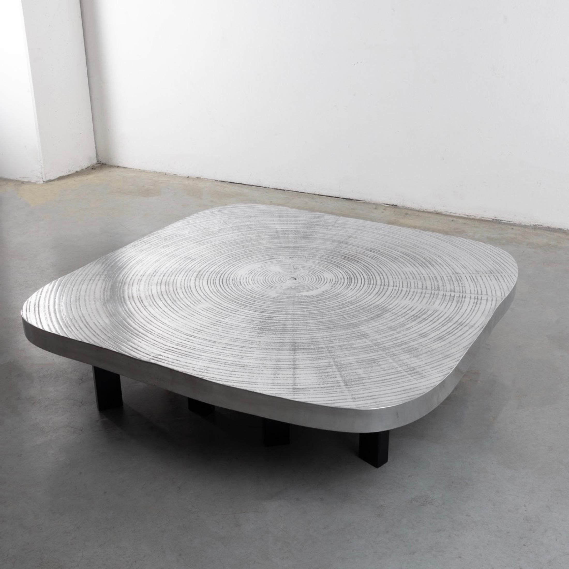 Goutte d’eau 'Teardorp' by Ado Chale, Cast Aluminum Coffee Table In Good Condition In Brussels, BE