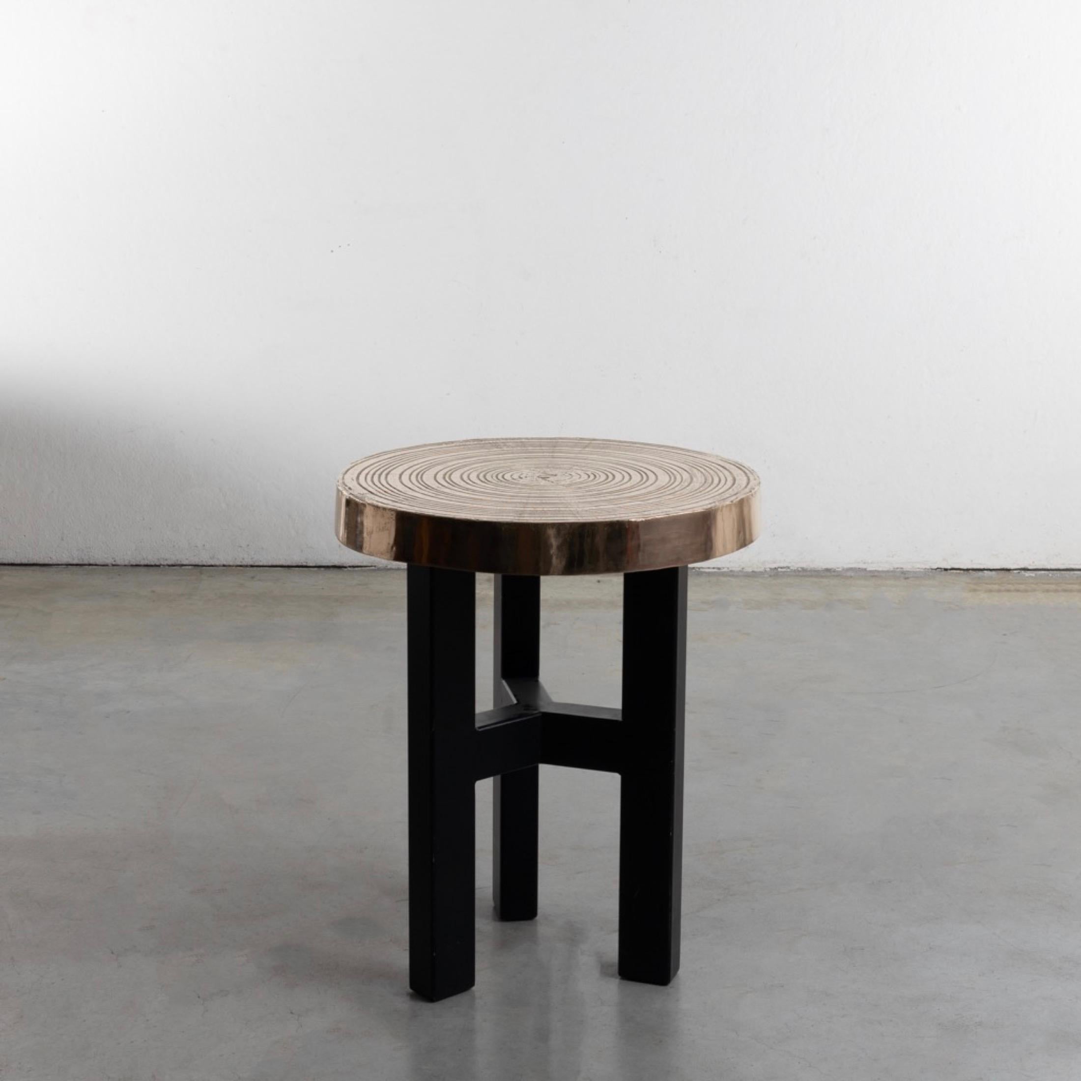 Goutte d’eau 'Teardrop' by Ado Chale, Pair of High Tables or Pedestal Tables In Good Condition In Uccle, BE