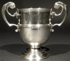 Canadian Governor Generals Prize, Sterling Silver Curling Trophy, London UK 1900