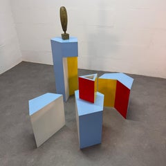 Govert Heikoop, minimal Art, De Stijl, Coffee/Side tables, vase & console.