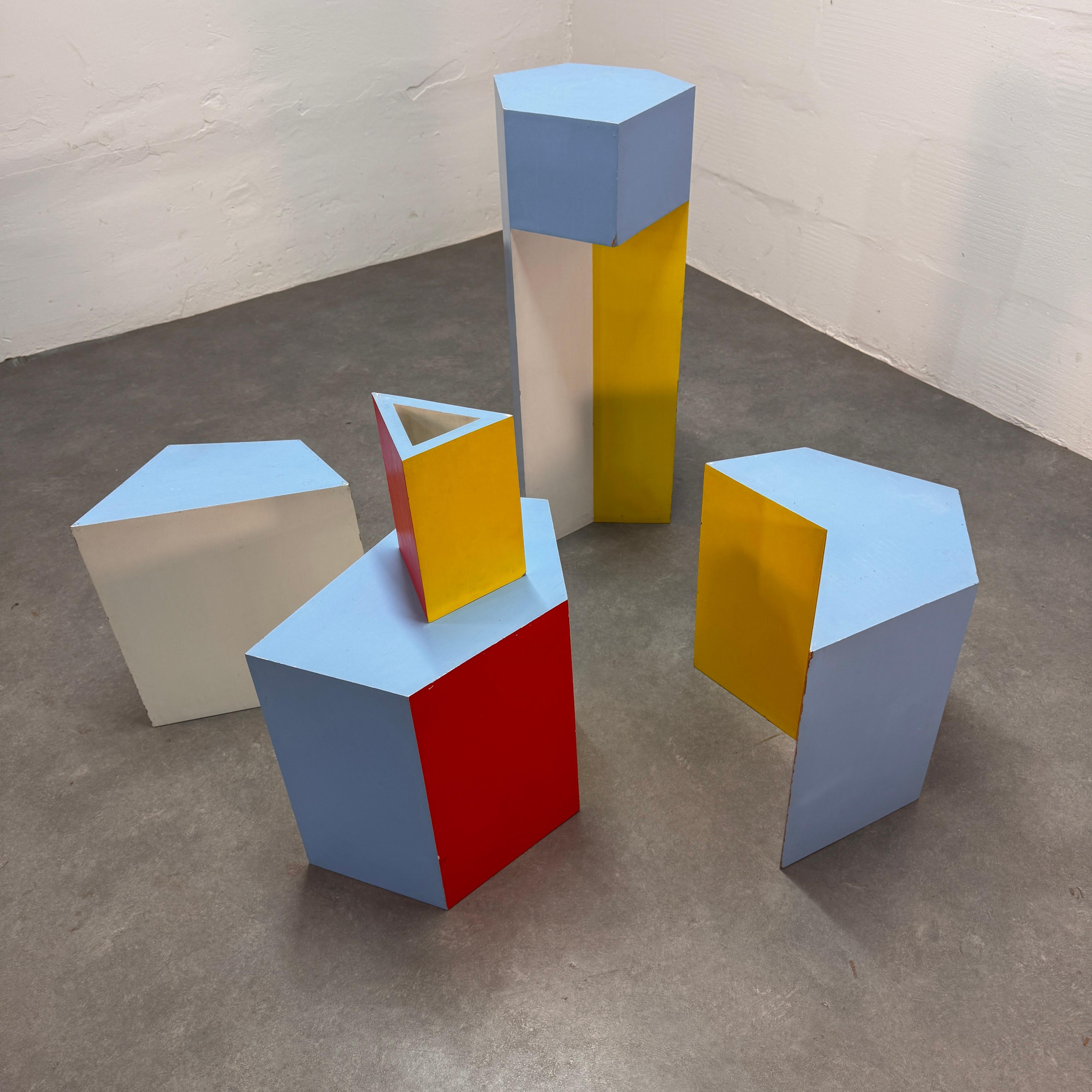 Govert Heikoop, minimal Art, De Stijl, Coffee/Side tables, vase & console. For Sale 1