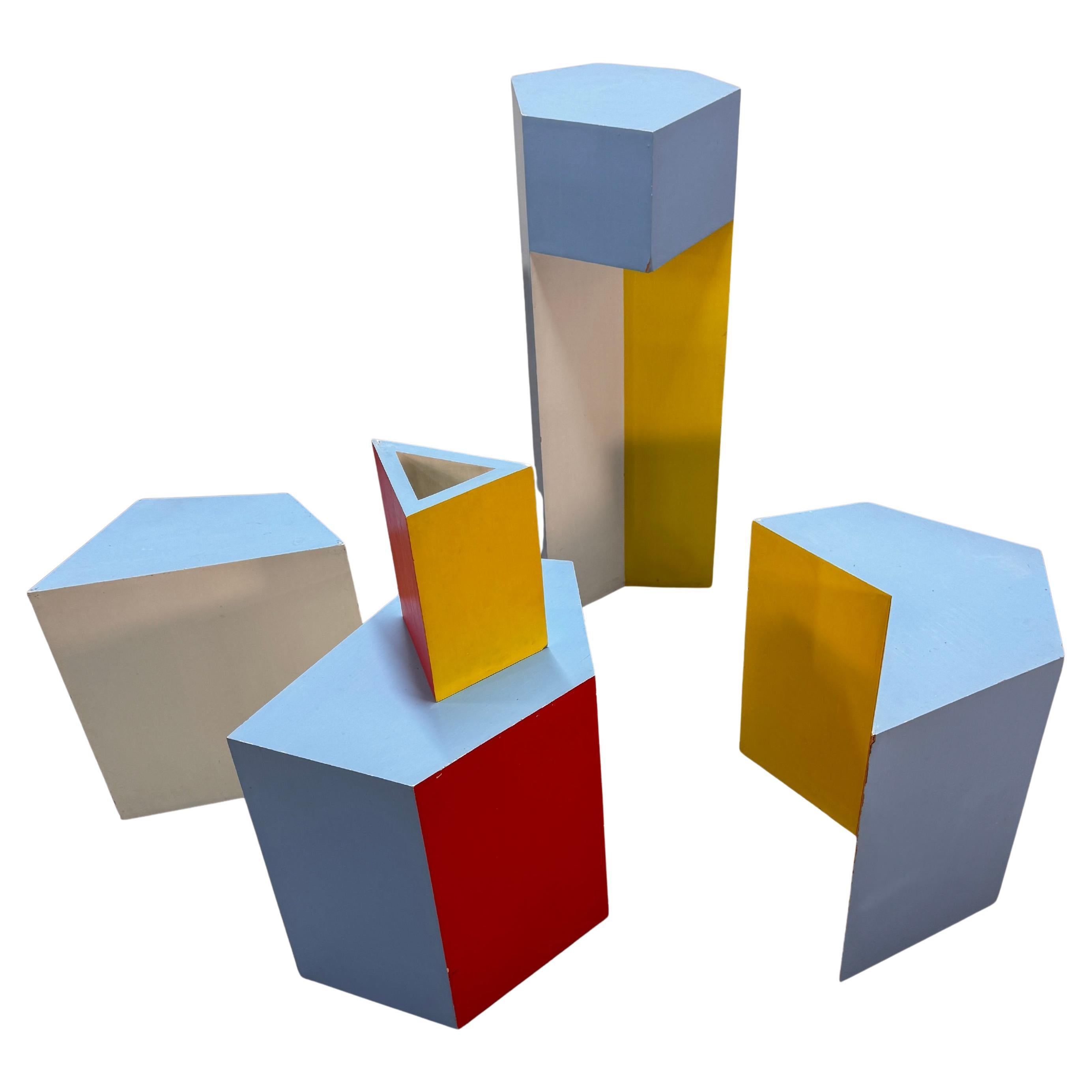 Govert Heikoop, minimal Art, De Stijl, Coffee/Side tables, vase & console. For Sale