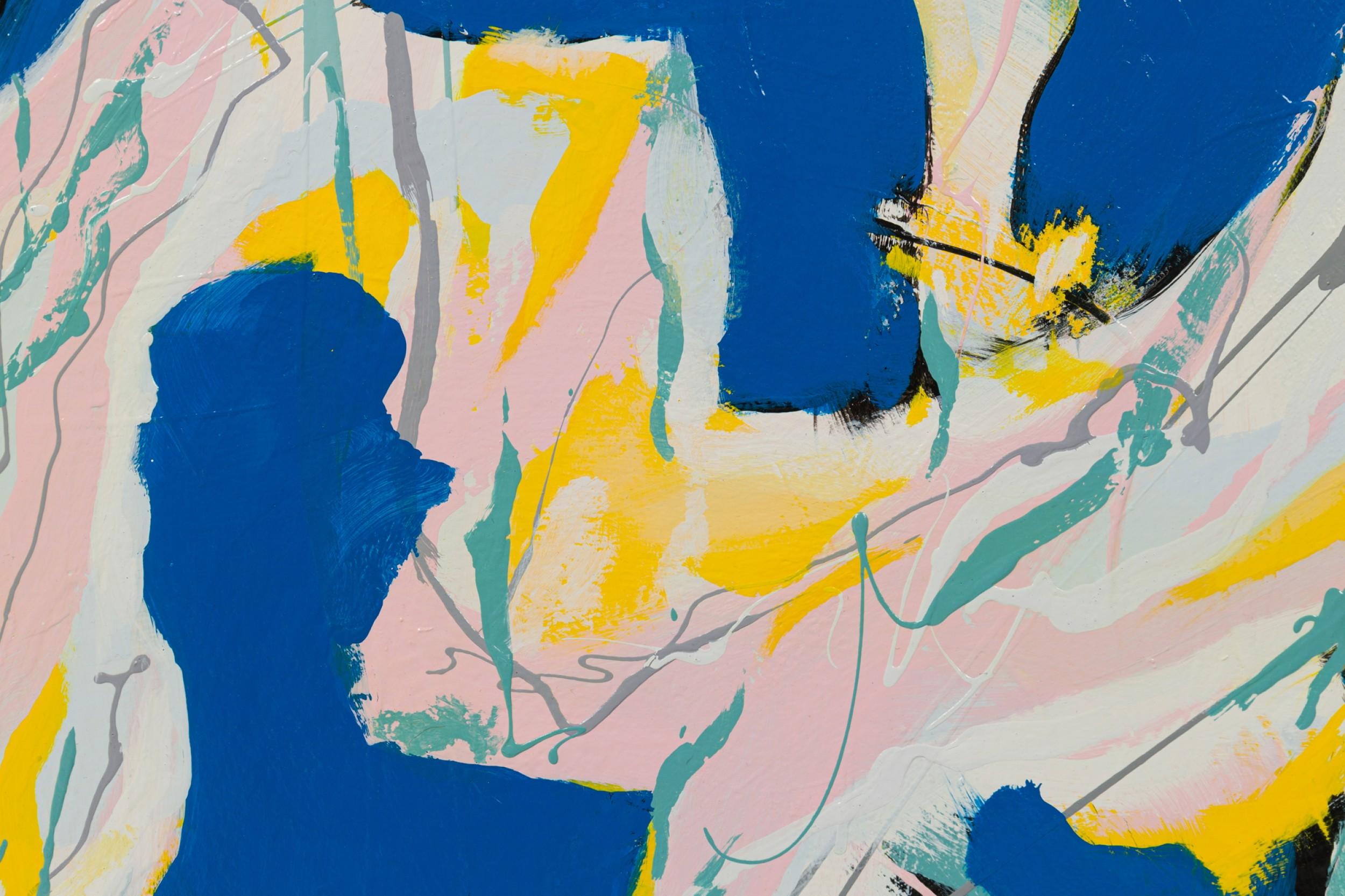 Fait main Peinture acrylique Blue Dream de Govignon en vente