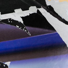 Impresión con pigmentos de archivo en violeta, estilo moderno, prueba de artista del siglo XX