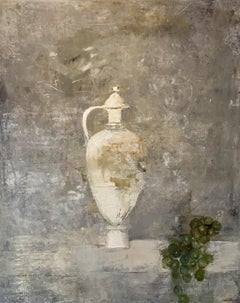 Vase und Trauben
