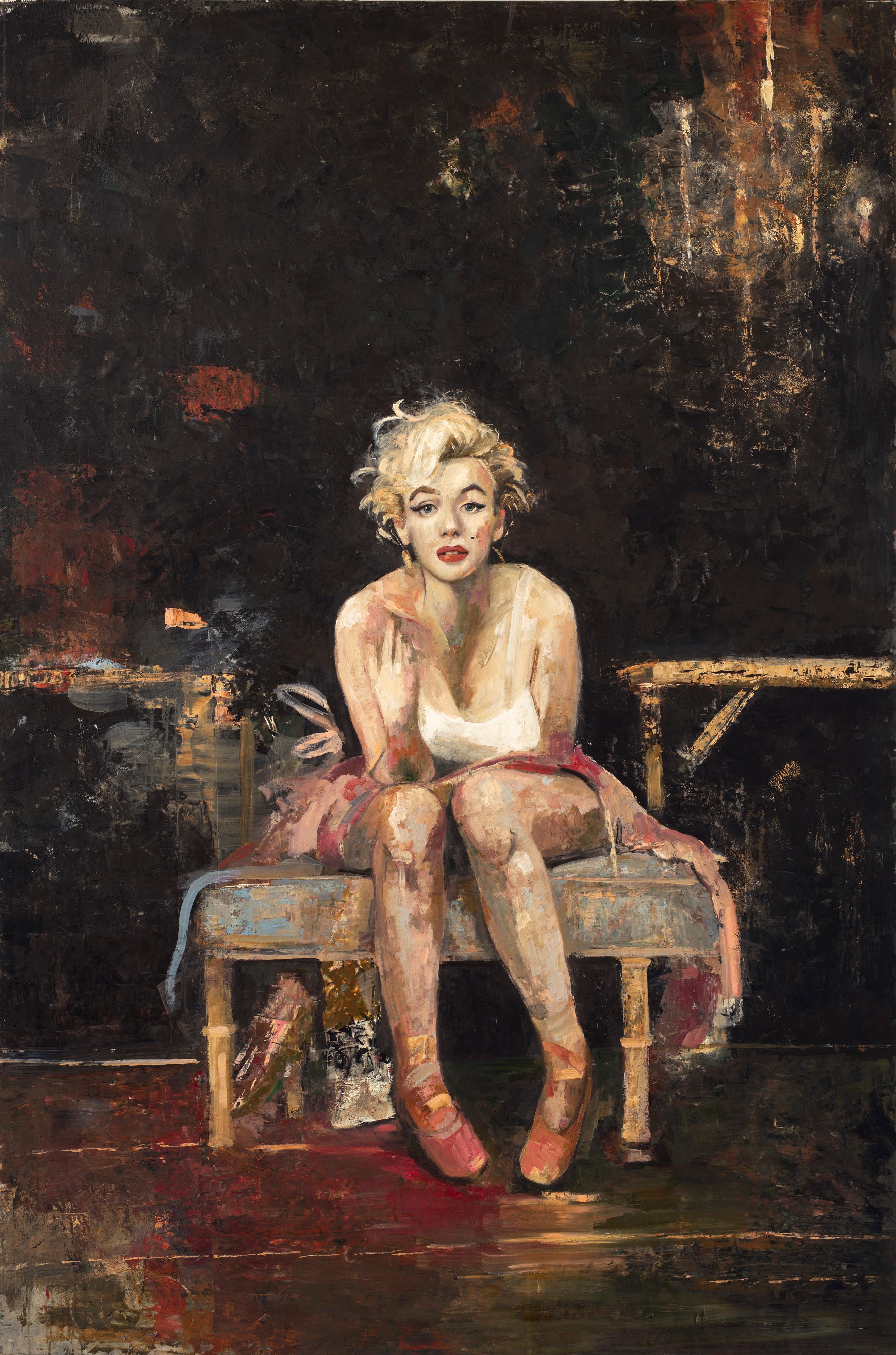 Goxwa Figurative Painting - Marilyn in the studio