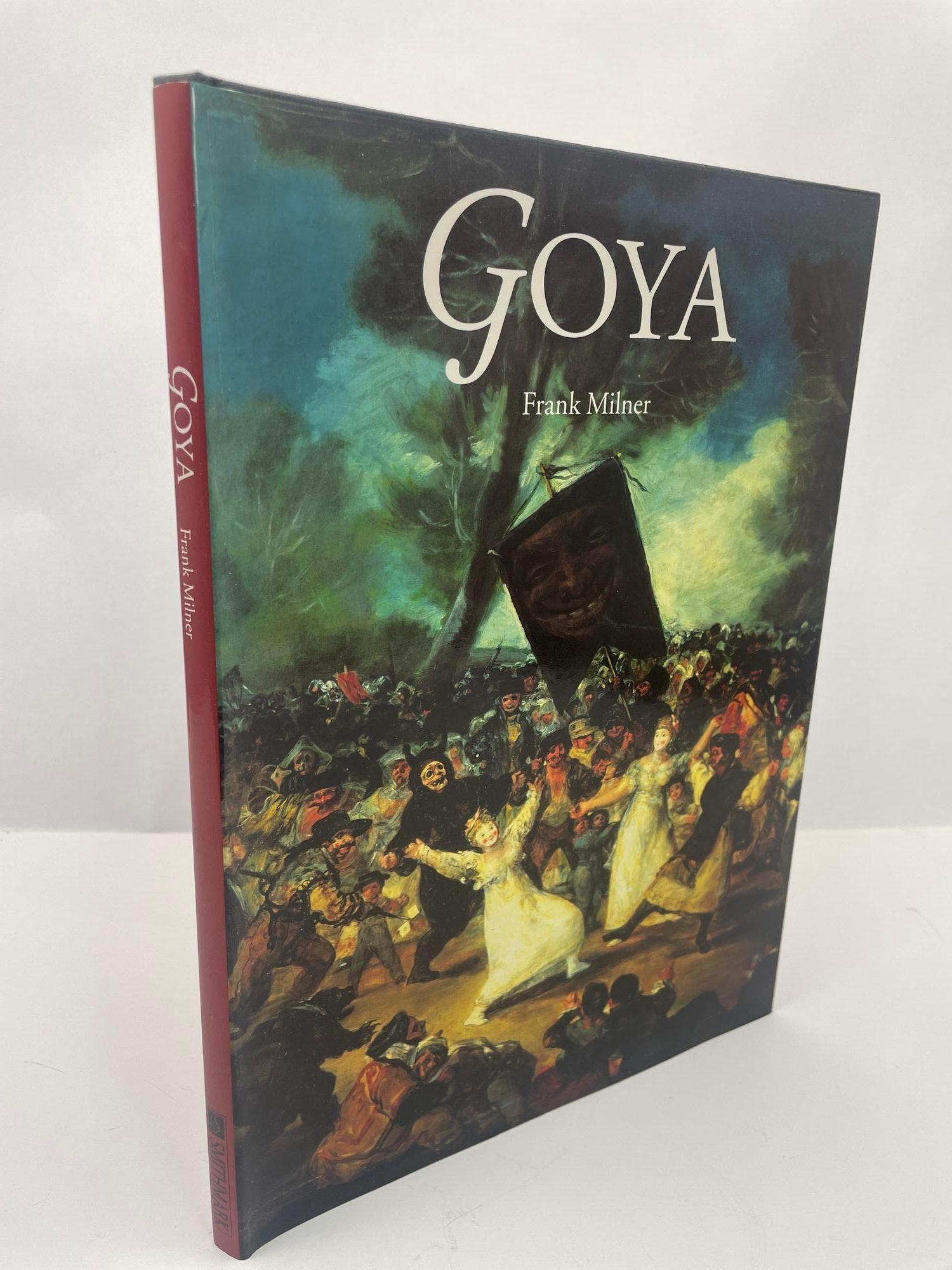Goya Hardcover Book by Frank Milner.
Placing the works of Goya in the context of his own time, a biographical tour explains his limited success as a tapestry artist and court painter, and demonstrates how his later works reflected his surroundings