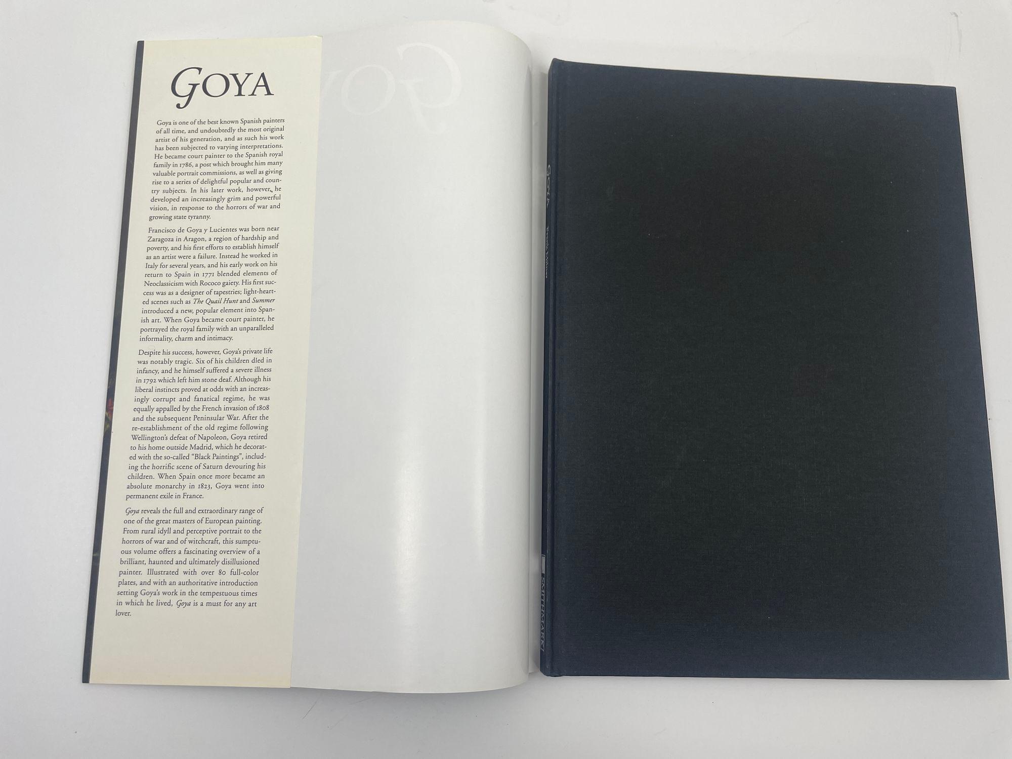 Spanish Goya Hardcover Book by Frank Milner 1st Ed. 1995