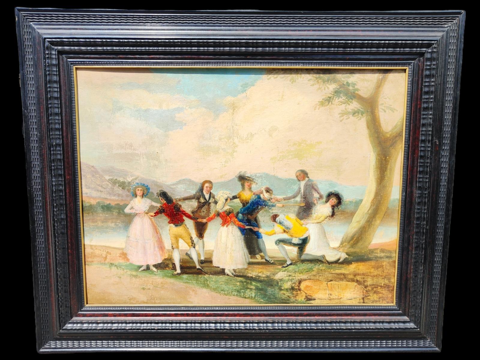 Goya Oil on Canvas from 18th Century For Sale 2