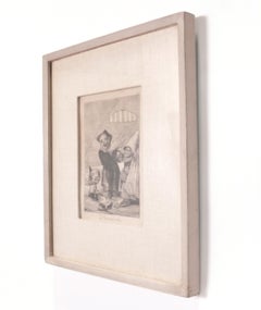 Goya Surreal Etching Circa 1799 Los Caprichos Francisco de Goya