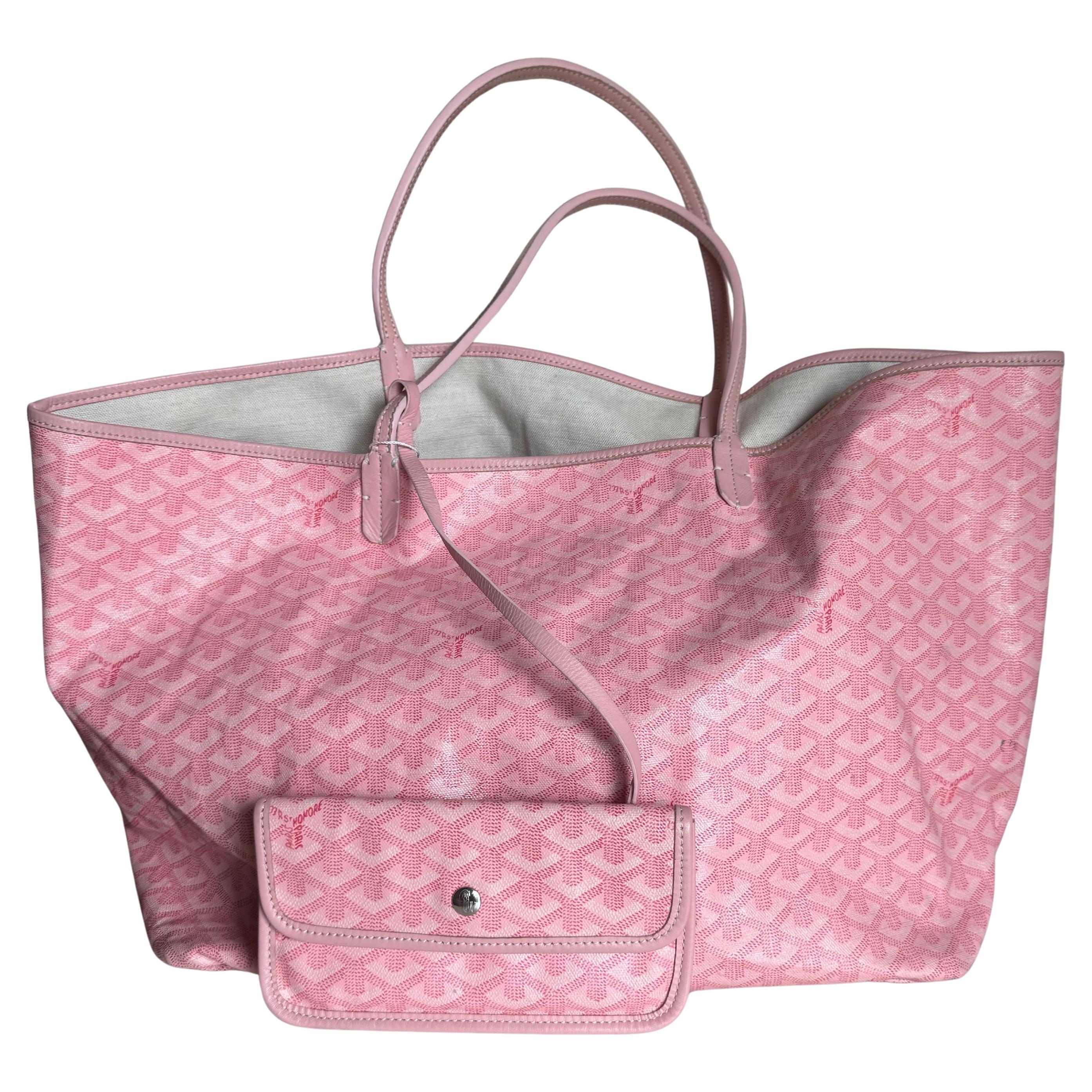 Goyard 2009 Special Edition Pink Saint Louis GM Large Tote