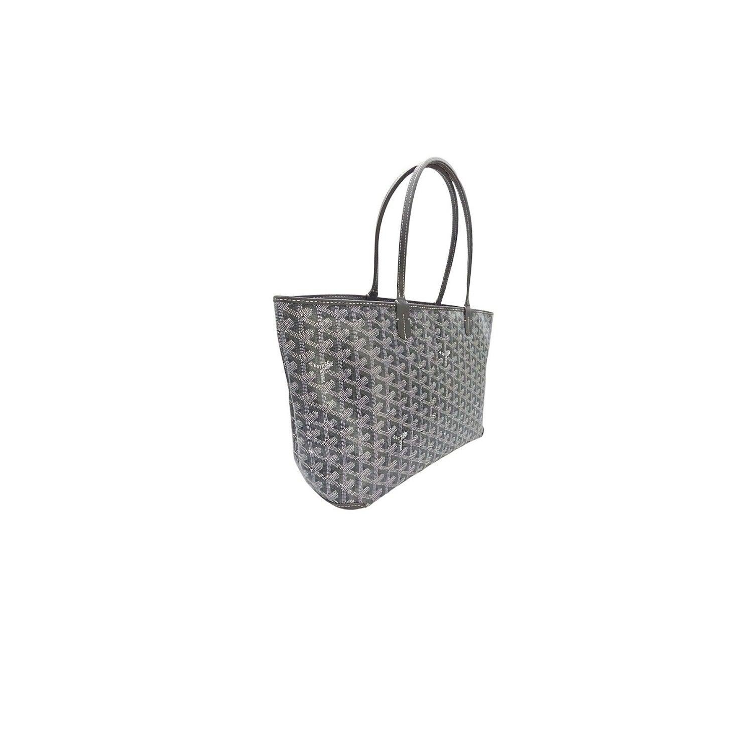 Goyard 2024 Goyardine Artois PM Tote Gray In Excellent Condition In Scottsdale, AZ