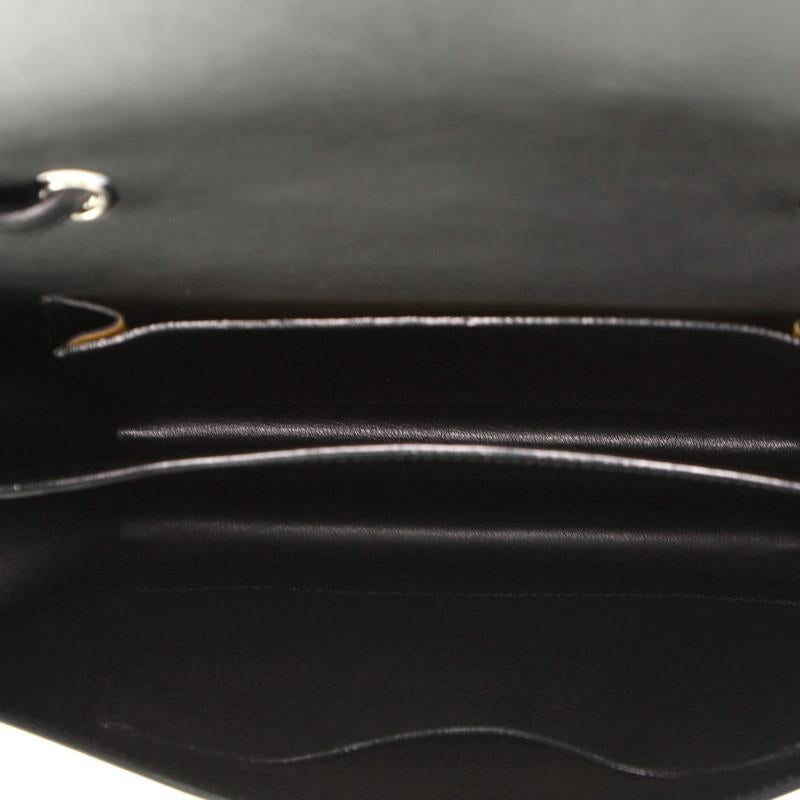 Black Goyard 233 Bag Leather