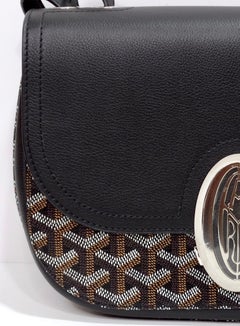 Goyard 233 Black/Tan Shoulder HandBag