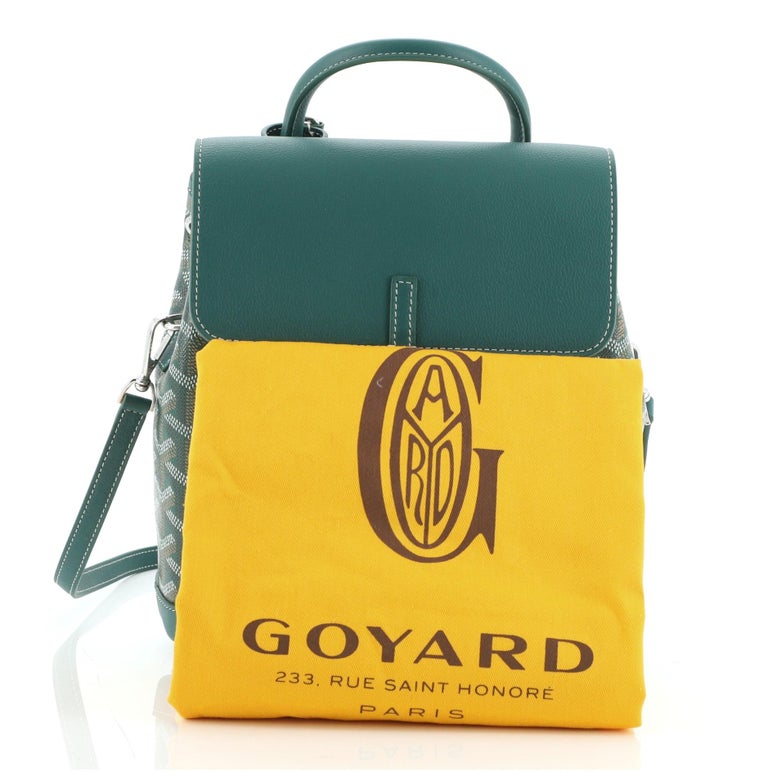 Goyard Alpin Backpack Coated Canvas Mini at 1stDibs  canvas alpin e, goyard  alpin mm backpack, goyard backpack green