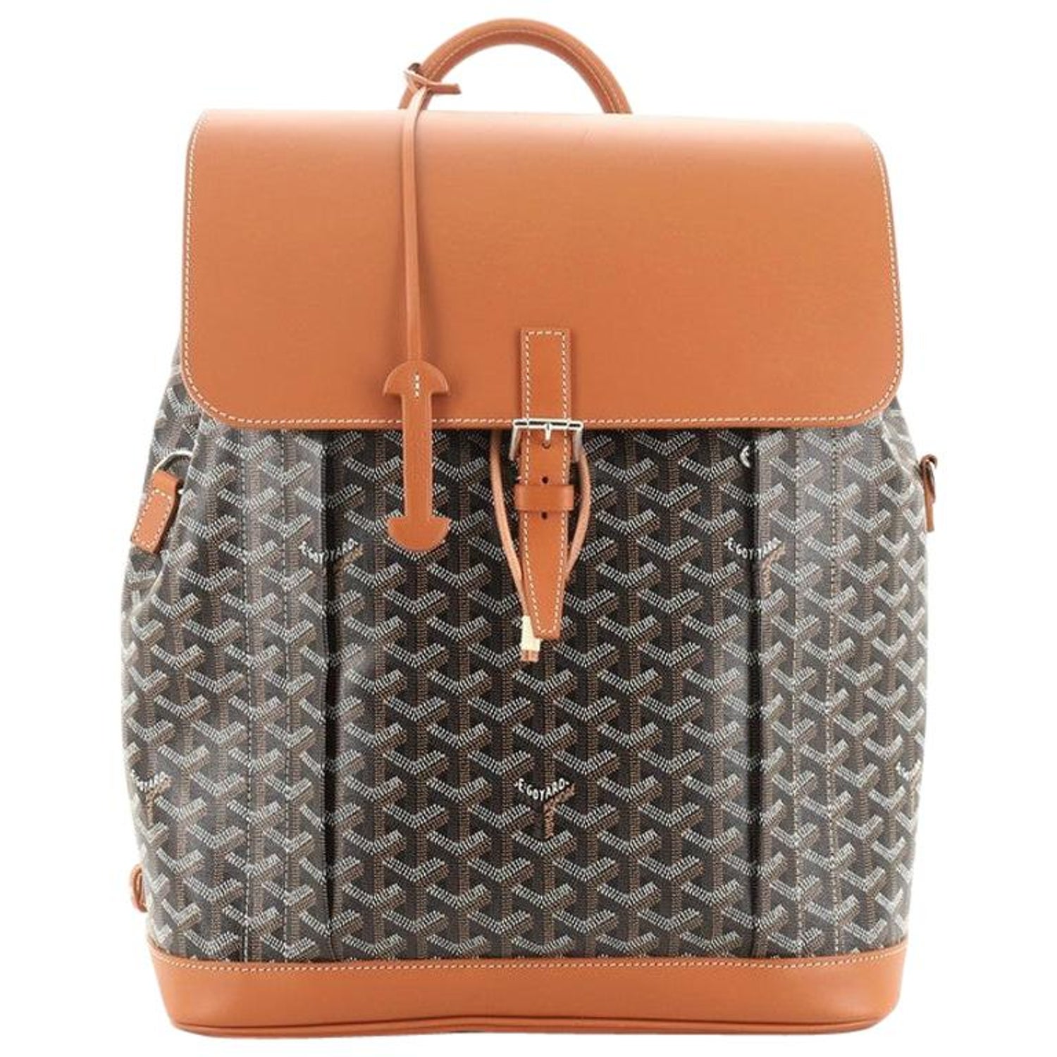 Goyard Saint Leger Briefcase Backpack Coated Canvas at 1stDibs