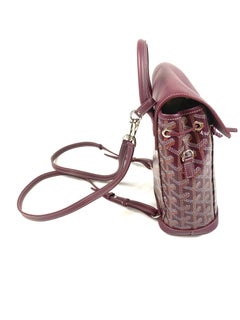 Goyard Alpin Coated Canvas Mini Backpack Burgundy