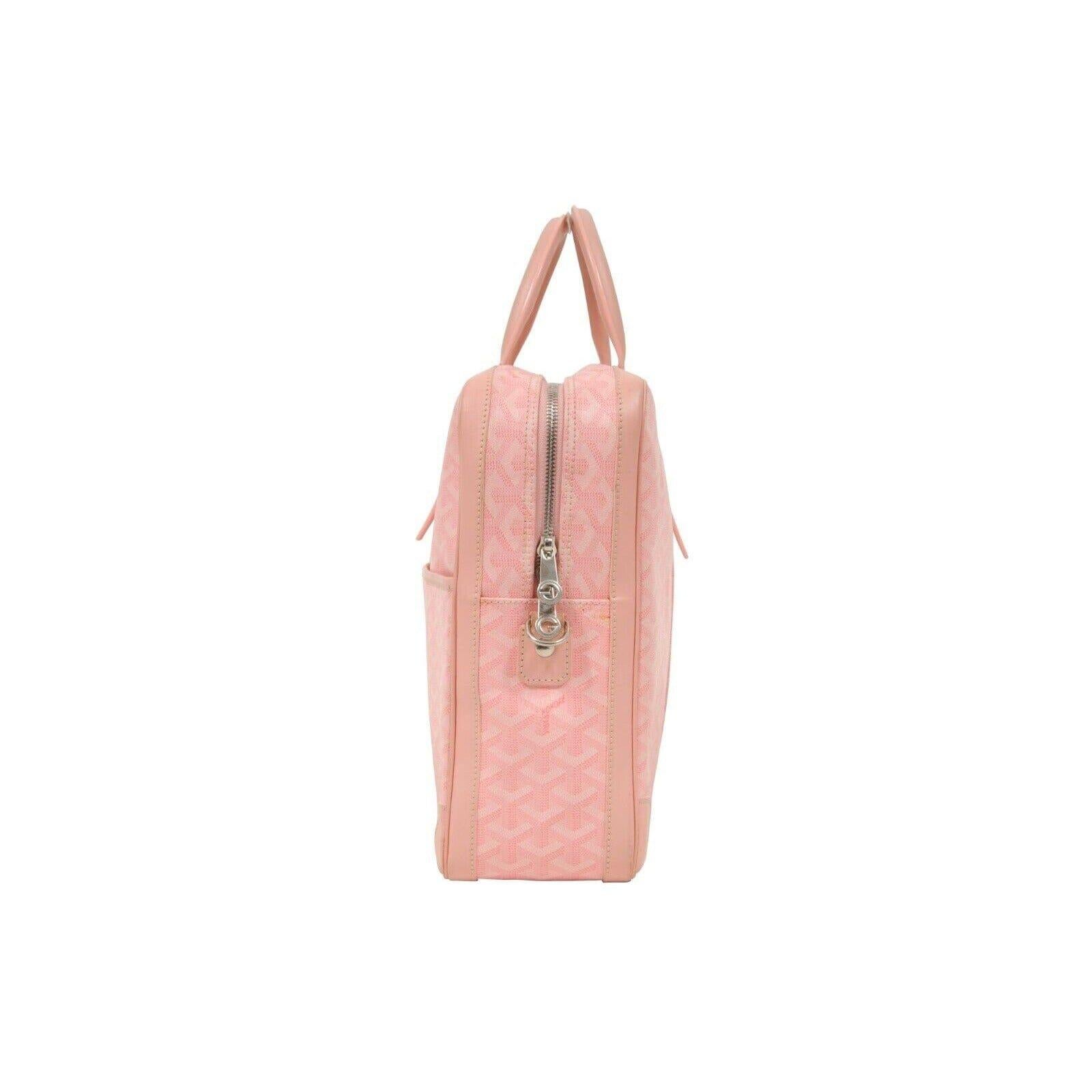 da uomo o donna Goyard Ambassade MM Rosa Cartella Laptop Computer Viaggio Tracolla Duffle Bag in vendita