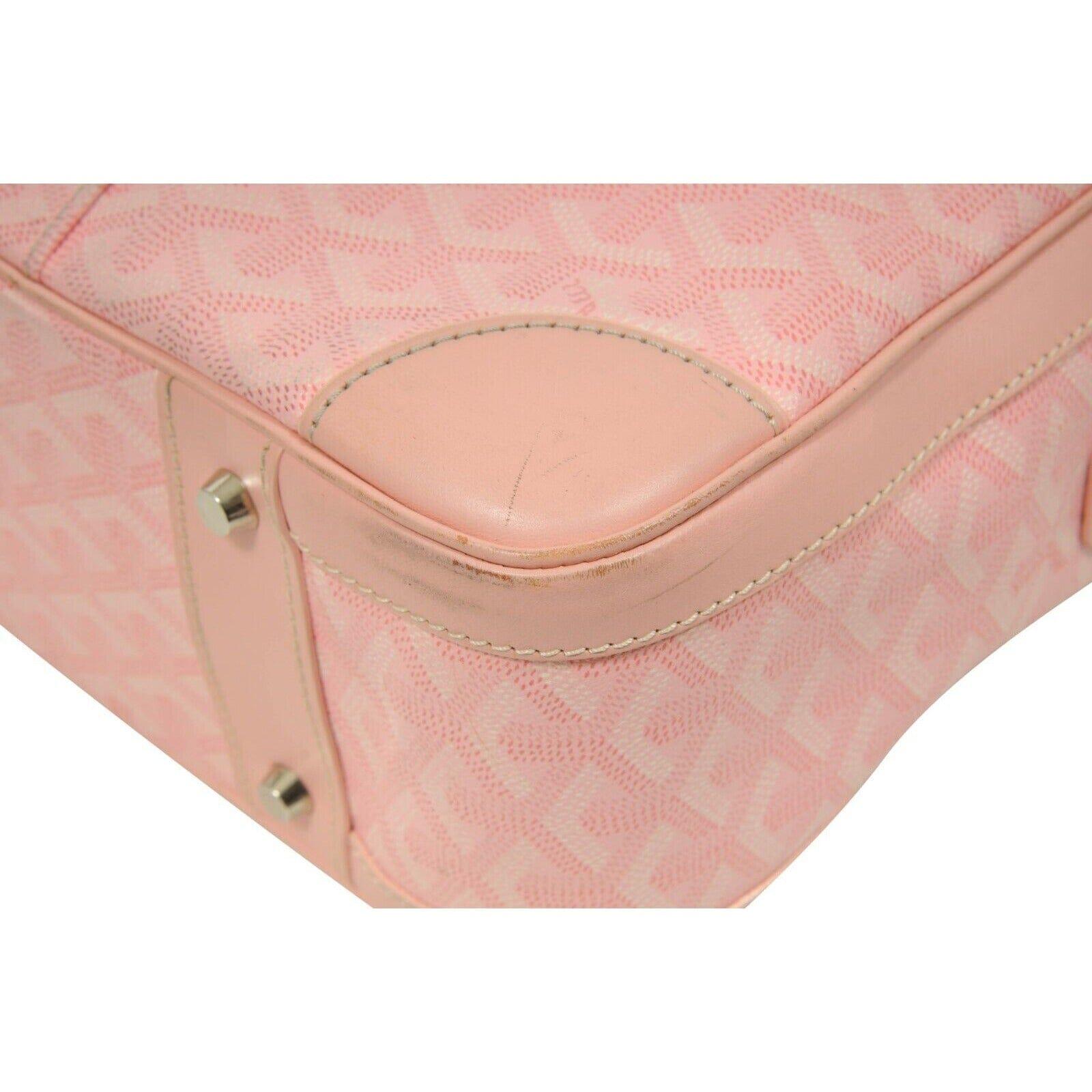 Goyard Ambassade MM Rosa Cartella Laptop Computer Viaggio Tracolla Duffle Bag in vendita 3