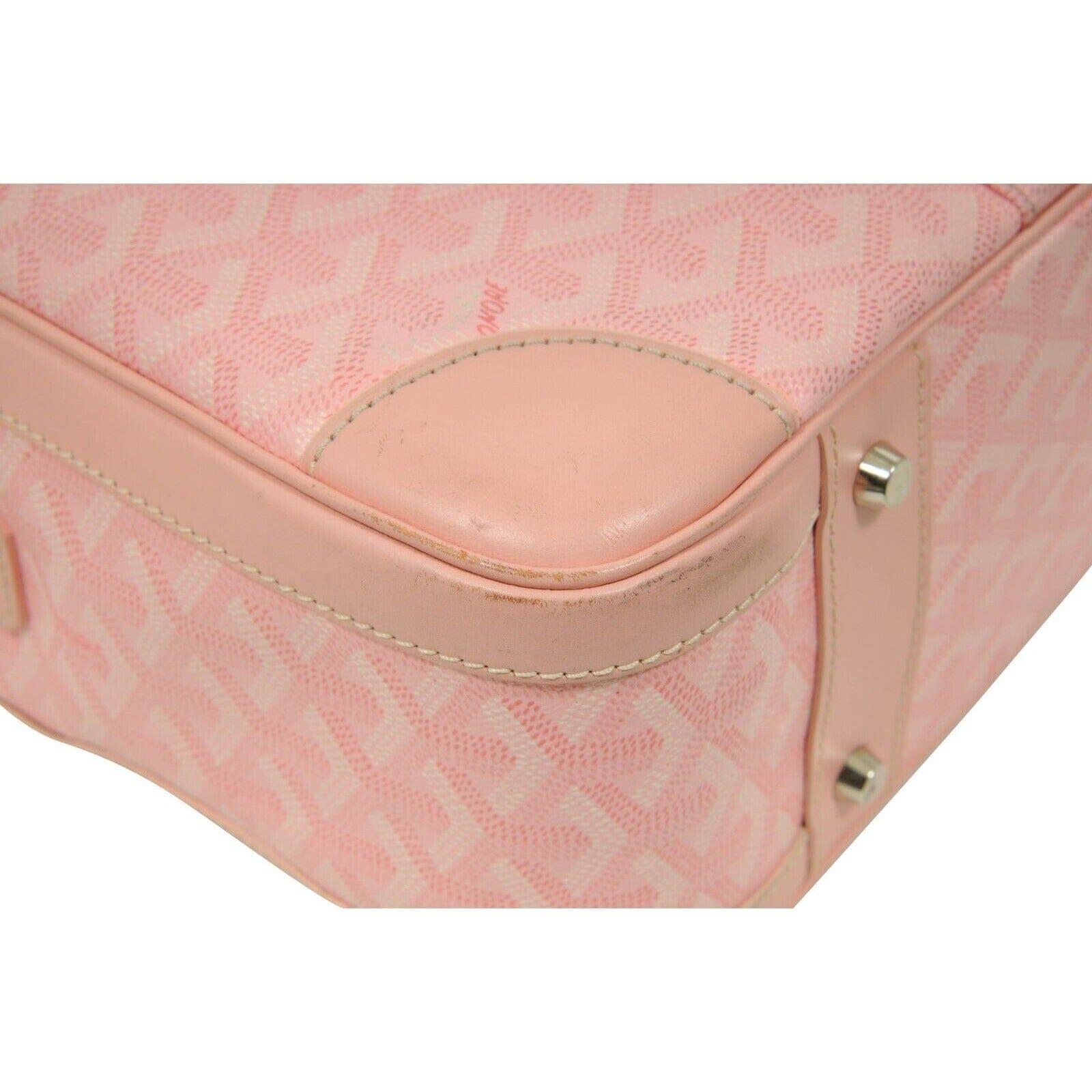 Goyard Ambassade MM Rosa Cartella Laptop Computer Viaggio Tracolla Duffle Bag in vendita 4