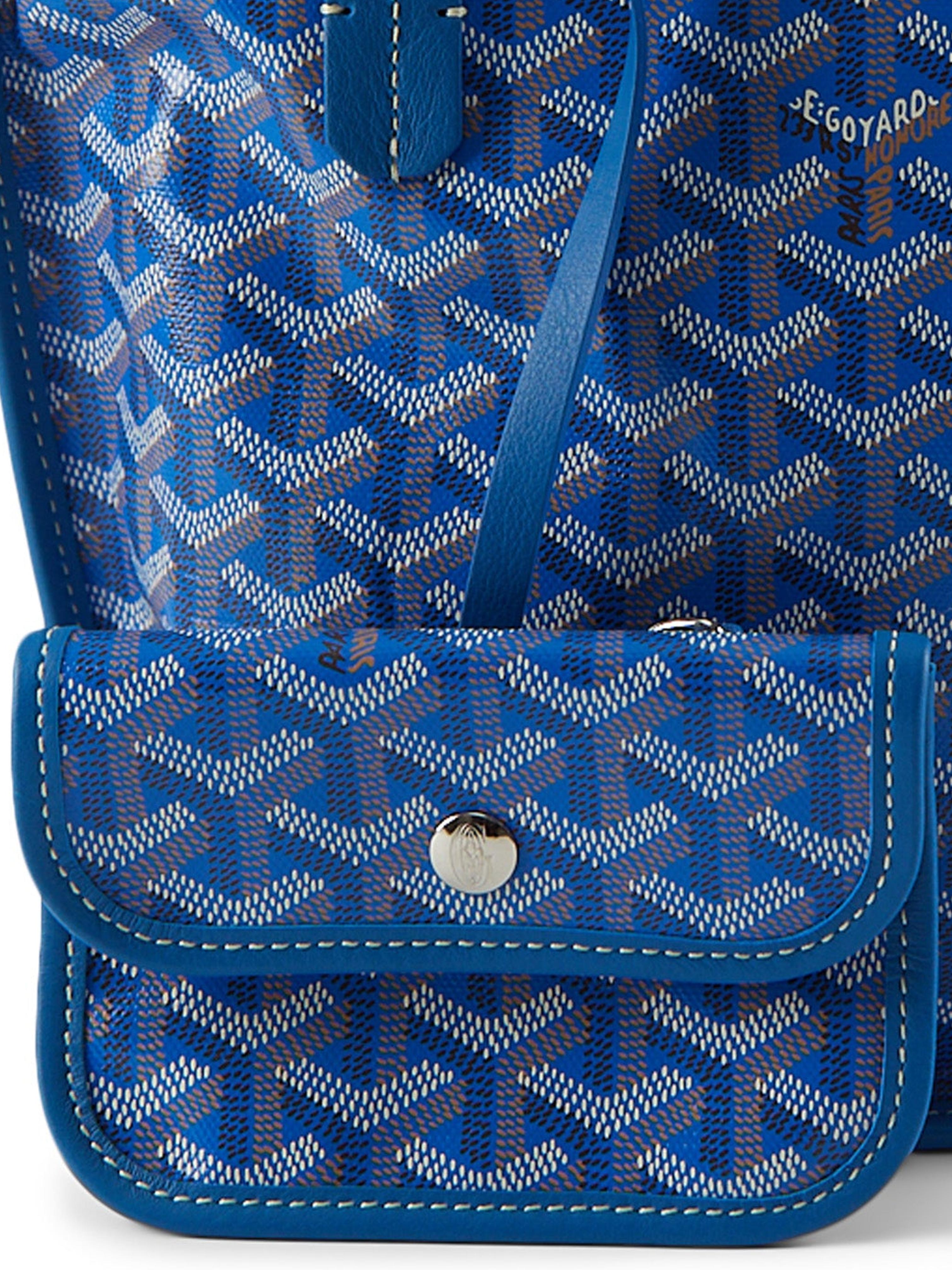 GOYARD Anjou Mini Bag in Sky Blue  In Excellent Condition In London, GB