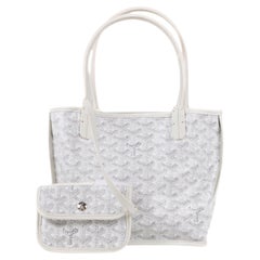 GOYARD Anjou Mini Bag in White