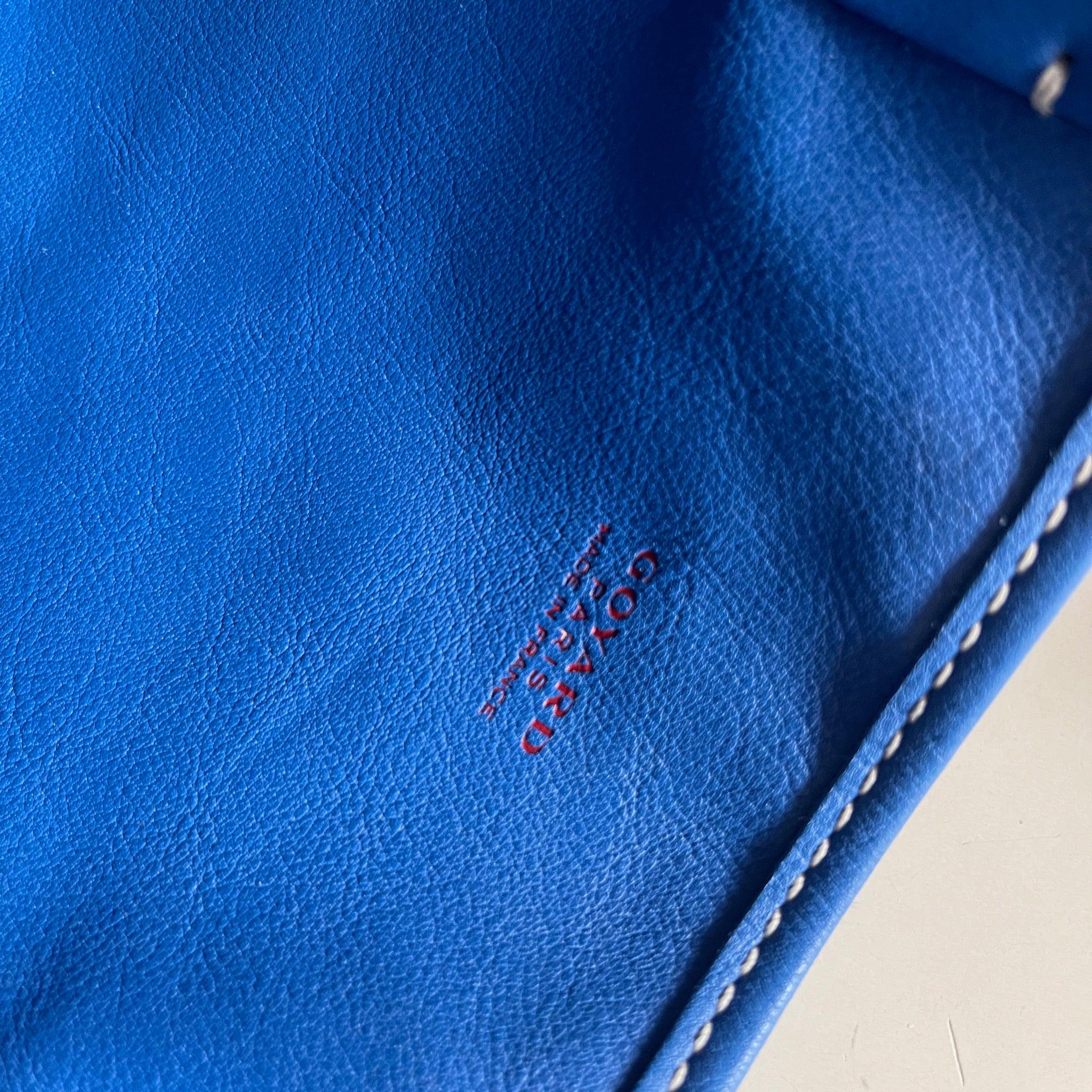 Goyard Anjou Mini Tote 2017 Blue leather 9