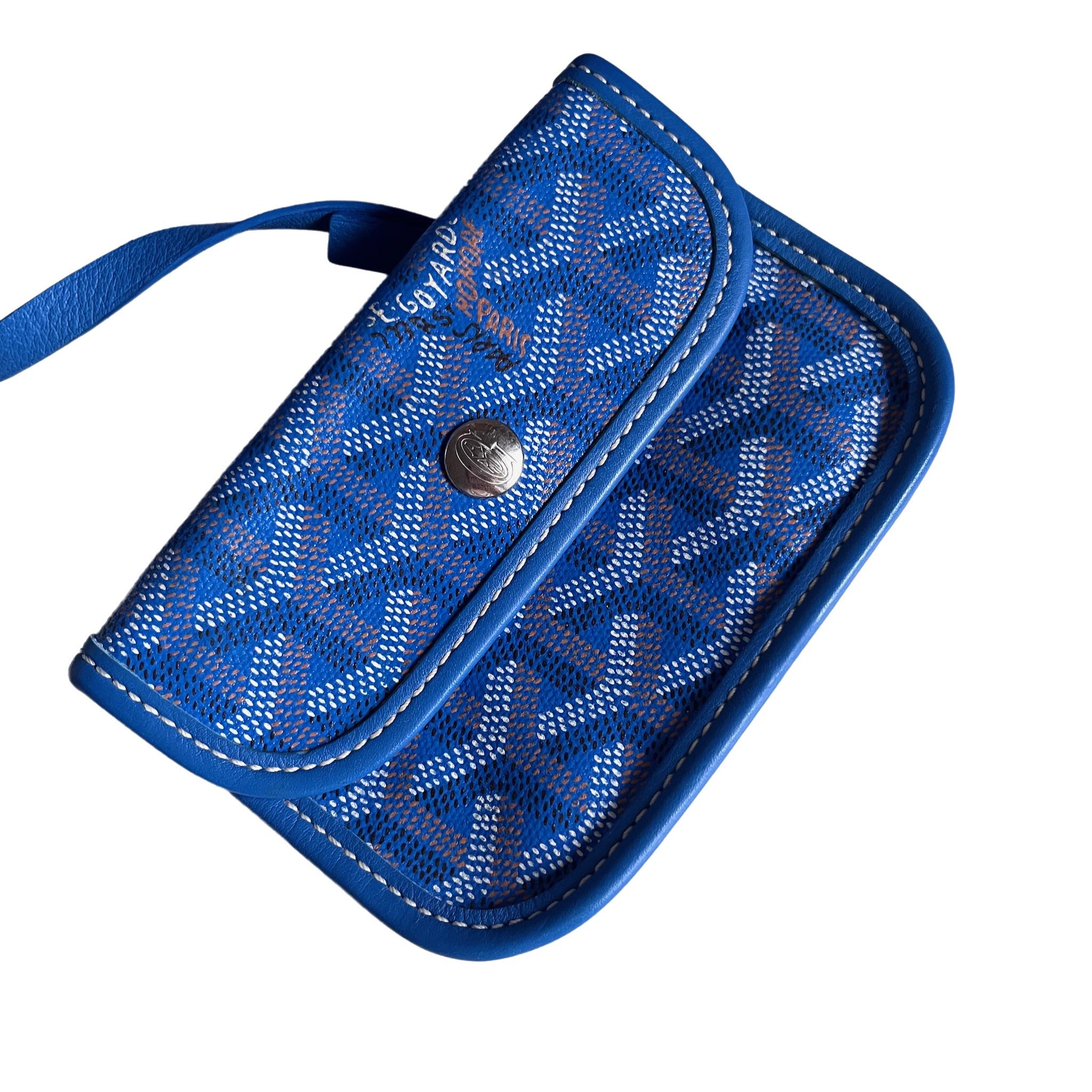 Goyard Anjou Mini Fourre-tout 2017 en cuir bleu 6