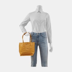 Goyard Anjou Mini Tote Yellow Reversible Leather