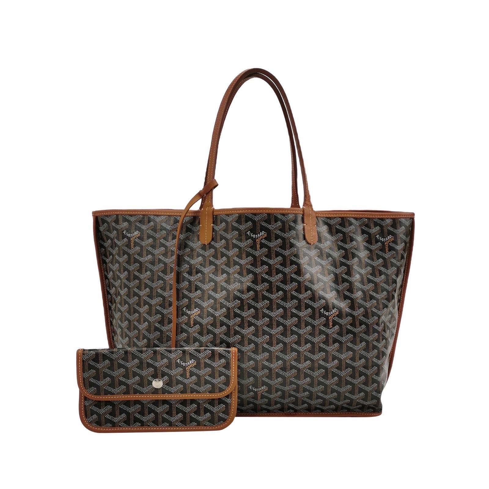 Goyard Anjou PM Medium Tote Braun Reversible Leather Lining 2019