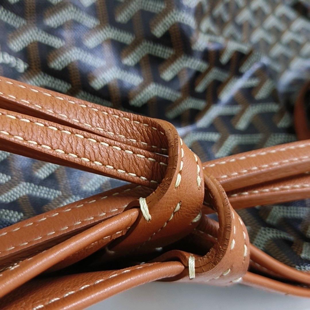Goyard Anjou PM Medium Tote Braun Reversible Leder-Innenfutter Damen im Angebot